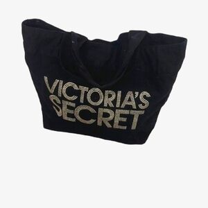 Victoria's Secret Tote Bag. Color: Black